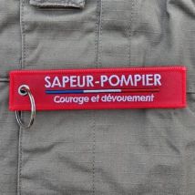 Porte clé Clj Charles Le Jeune Porte-clés Sapeur Pompier - Courage et dévouement