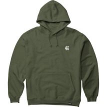 Sweatshirts à capuche Etnies TEAM EMBROIDERY WASH HOODIE MILITARY