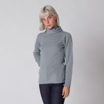 Pull Le Tricot Perugia Col roulé en laine rasée