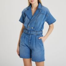 Combinaisons Federica Tosi combinaison courte en jean