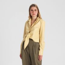 Veste Erika Cavallini chemise en synthétique avec nœud