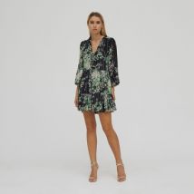 Robe courte Sabina Musáyev Robe ample à imprimé floral