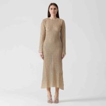 Robe Federica Tosi Robe longue en lurex