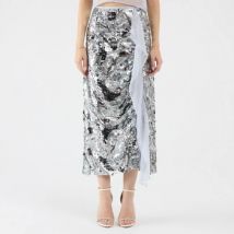 Jupes Sabina Musáyev Jupe midi macro paillettes