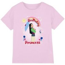 T-shirt enfant Mulan Birthday Princess And Her Lucky Cricket