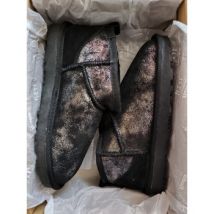 Boots Bata Bottines fourrées en nubuck Noir neuves 36 Bata