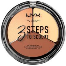 Blush & poudres Nyx Professional Make Up 3 Steps To Sculpt Face Sculpting Palette light