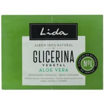 Produits bains Lida Savon 100% Naturel Glycérine Et Aloe Vera Coffret 2 X