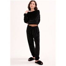 Ensembles de pyjama Kebello Pyjama Polaire F, Noir