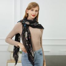 Echarpe V 1969 Chèche Flowers