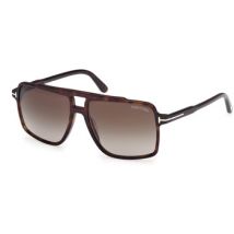 Lunettes de soleil Tom Ford FT1177 KEMP Lunettes de soleil, Havana/Fumée, 59 mm