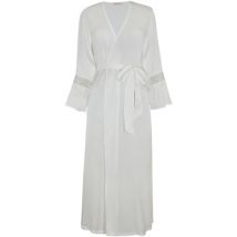 Chemises de nuit Selmark Déshabillé long satiné AGATHA MARIAGE