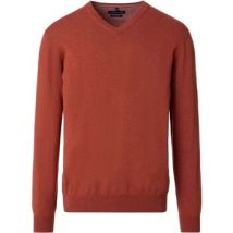 Sweatshirts Casa Moda Pull Col-V Red Brick