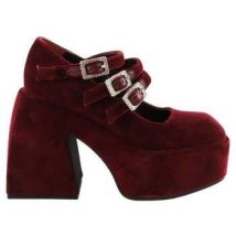 Chaussures escarpins Nodaleto Talons en velours bordeaux
