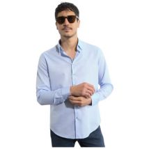 Chemise Benson & Cherry CLASSIC CHEMISE ML - Ciel - 3XL