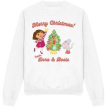 Sweat-shirt Dora The Explorer Happy Holidays