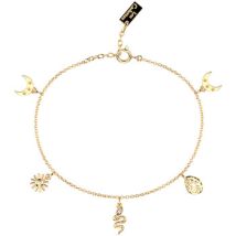 Bracelets Les Georgettes Bracelet Les Cadettes doré pampilles mystiques