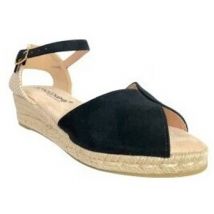 Espadrilles Amarpies Sandales noires pour femmes 28503 acx