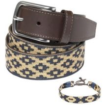 Ceinture Pelpe Fabric-3 Ceinture POLO argentine Beige