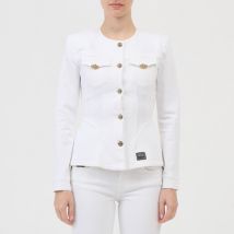 Veste Versace Jeans Couture Giacca jeans con dettagli in metallo oro