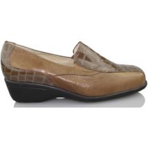 Mocassins Sana Pies La santé des pieds des mocassins en cuir verni à l'aise