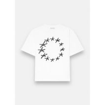 T-shirt Études Studio T-Shirt Relax Stars - blanc