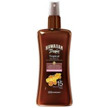 Protections solaires Hawaiian Tropic Huile Sèche Spray Protectrice SPF 15 - Coconut Guava