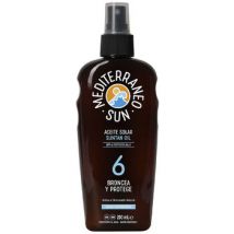 Protections solaires Mediterraneo Sun Huile Solaire Bronzage Foncé Coconut SPF6 - 200 ml