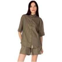 Chemise Hinnominate CAMICIA IN LINO MEZZA MANICA