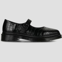 Ballerines Dr. Martens Elphie MJ Mary Jane Shoe Black New Vibrance Croco