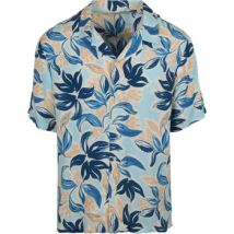 Chemise Shiwi Chemise Vic Floral Leafs Bleu