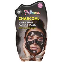 Masques & gommages 7Th Heaven Charbon Peel-off Charbon À L 39;acide Salicylique