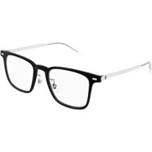 Lunettes de soleil Montblanc MB0395ON Cadres Optiques, Noir/Transparent, 51 mm