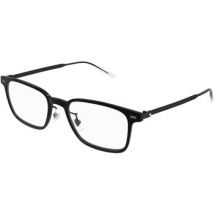 Lunettes de soleil Montblanc MB0394ON Cadres Optiques, Noir/Transparent, 56 mm
