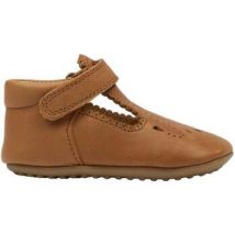 Chaussons bébé Pom Pom Chaussons Beginners Ballerina T-Bar Camel