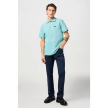 T-shirt Wrangler Polo REFINED MC Teal