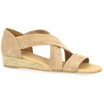 Sandales compensées We Do Nu pieds cuir velours