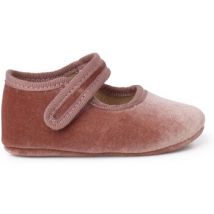 Ballerines enfant Pisamonas Babies En Velours Avec Fermeture Auto-Agrippante