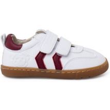 Baskets basses enfant Pisamonas Baskets Blanches Barefoot Enfants Bandes Latérales