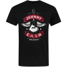 T-shirt Johnny Cash Man In Black