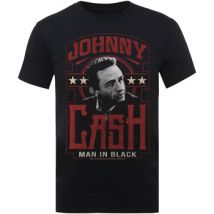 T-shirt Johnny Cash Man In Black