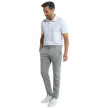 Pantalon Benson & Cherry SIGNATURE PANTALON CHINO TAPERED - Gris - 38