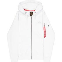 Sweatshirts à capuche Alpha Industries Backprint Zip Hoodie - white
