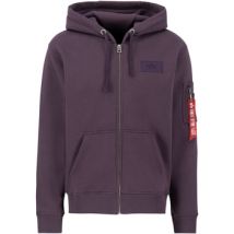 Sweat-shirt Alpha Industries Backprint Zip Hoodie - Plum