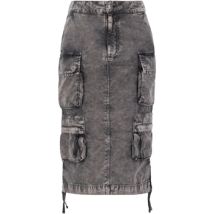 Jupes midi Alpha Industries Multipocket Skirt W - black