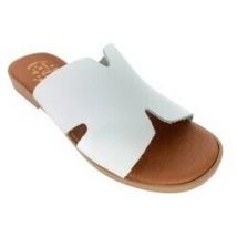 Chaussures Duendy Sandale blanche pour femme 3822