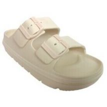 Claquettes Nicoboco beach lady sessile beige