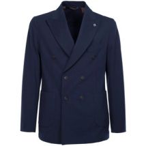 Veste Outfit Robe bleue à double poitrine