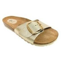 Claquettes Interbios sandale pour femme INTER BIOS 7220 platine