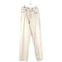 Jeans Eytys Jean droit en coton beige
